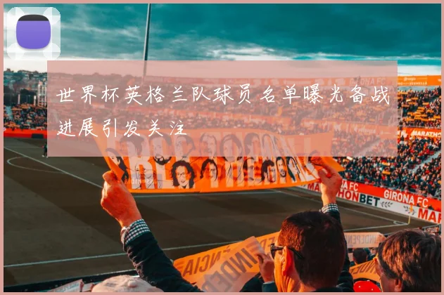 世界杯英格兰队球员名单曝光备战进展引发关注
